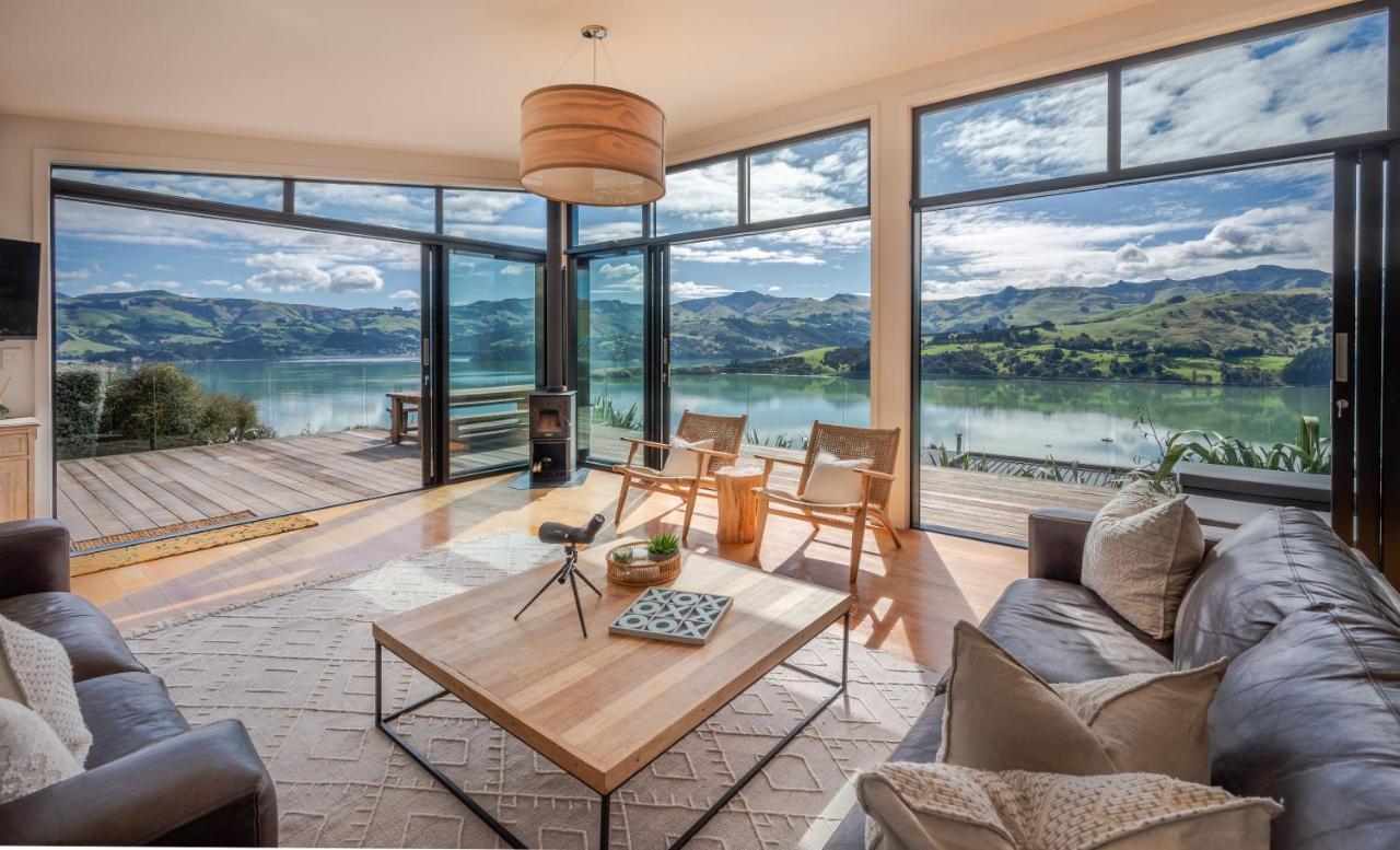 Million Dollar View - Takamatua Holiday Home Akaroa Dış mekan fotoğraf